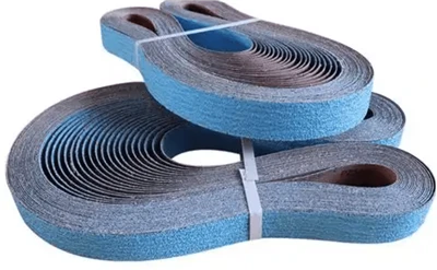 Cinture abrasive con le fibre ad alta efficienza.